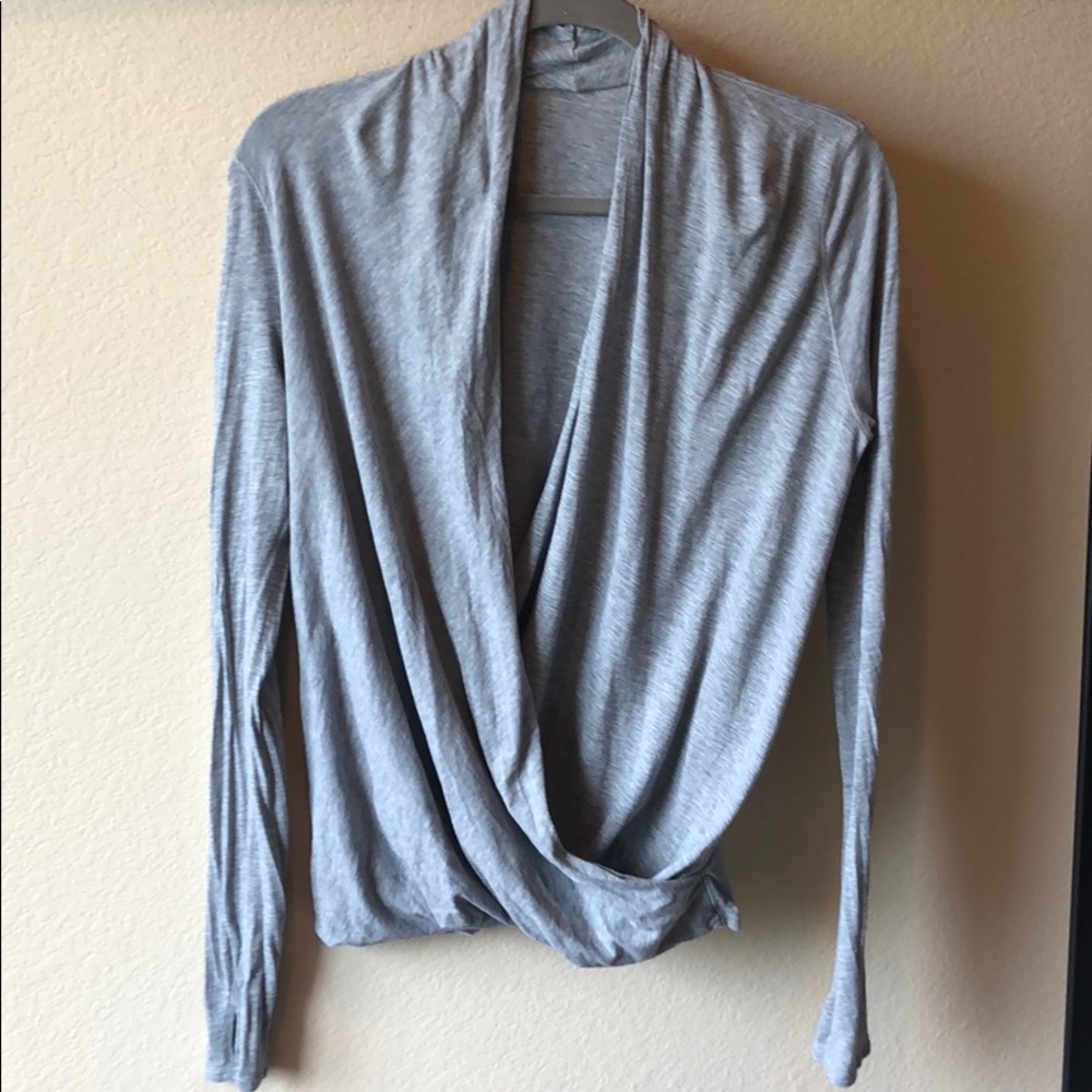 Lululemon wrap long sleeve top
